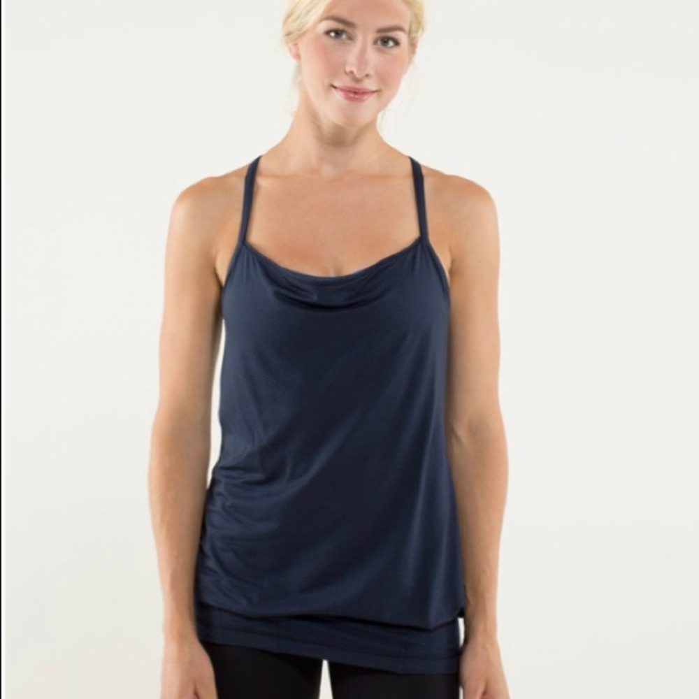 Lululemon CYB tank - inkwell - size 6 EUC